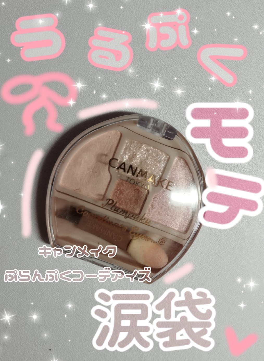 プランぷくコーデアイズ/キャンメイク/パウダーアイシャドウを使ったクチコミ（1枚目）