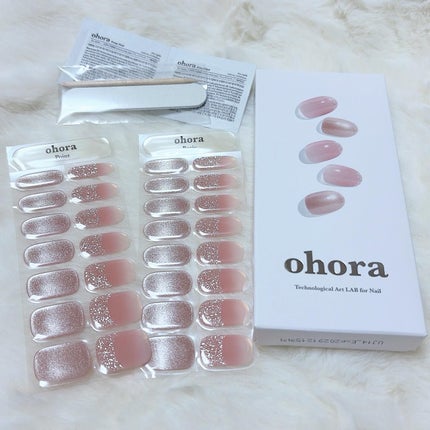 セミキュアジェルネイル(ハンド)/ohora/ネイルシールを使ったクチコミ(4枚目)