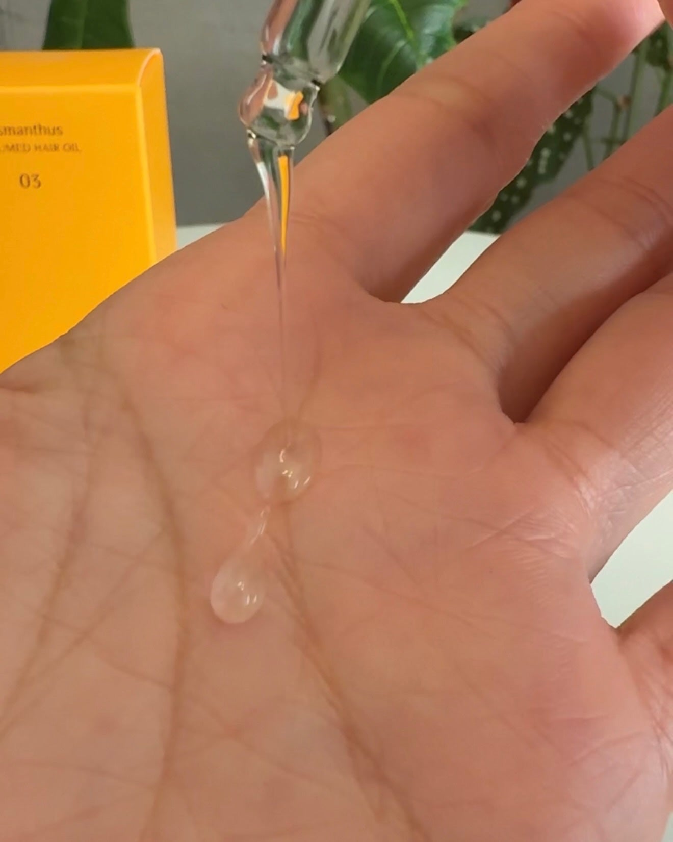 パフュームヘアオイル オスマンサス/La'dor/ヘアオイルを使ったクチコミ(3枚目)