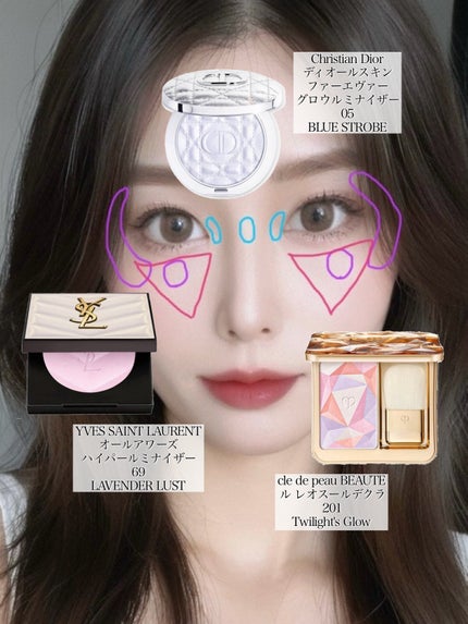 ル・レオスールデクラ /クレ・ド・ポー ボーテ/パウダーハイライトを使ったクチコミ(5枚目)