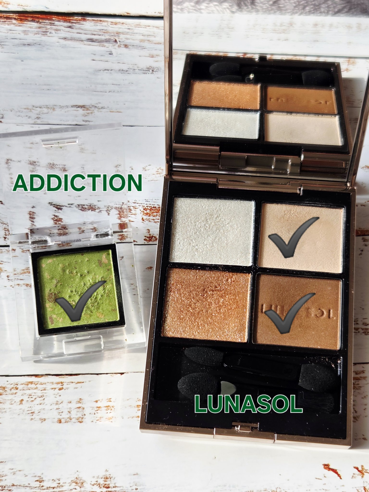 ザ アイシャドウ アンポリッシュ ジェム 101 Cleopatra Peridot/ADDICTION/単色アイシャドウを使ったクチコミ（1枚目）