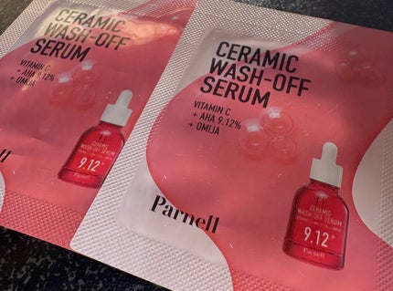 AHA 9.12 オミジャ 陶器肌 ウォッシュオフ セラム/parnell/美容液を使ったクチコミ(1枚目)