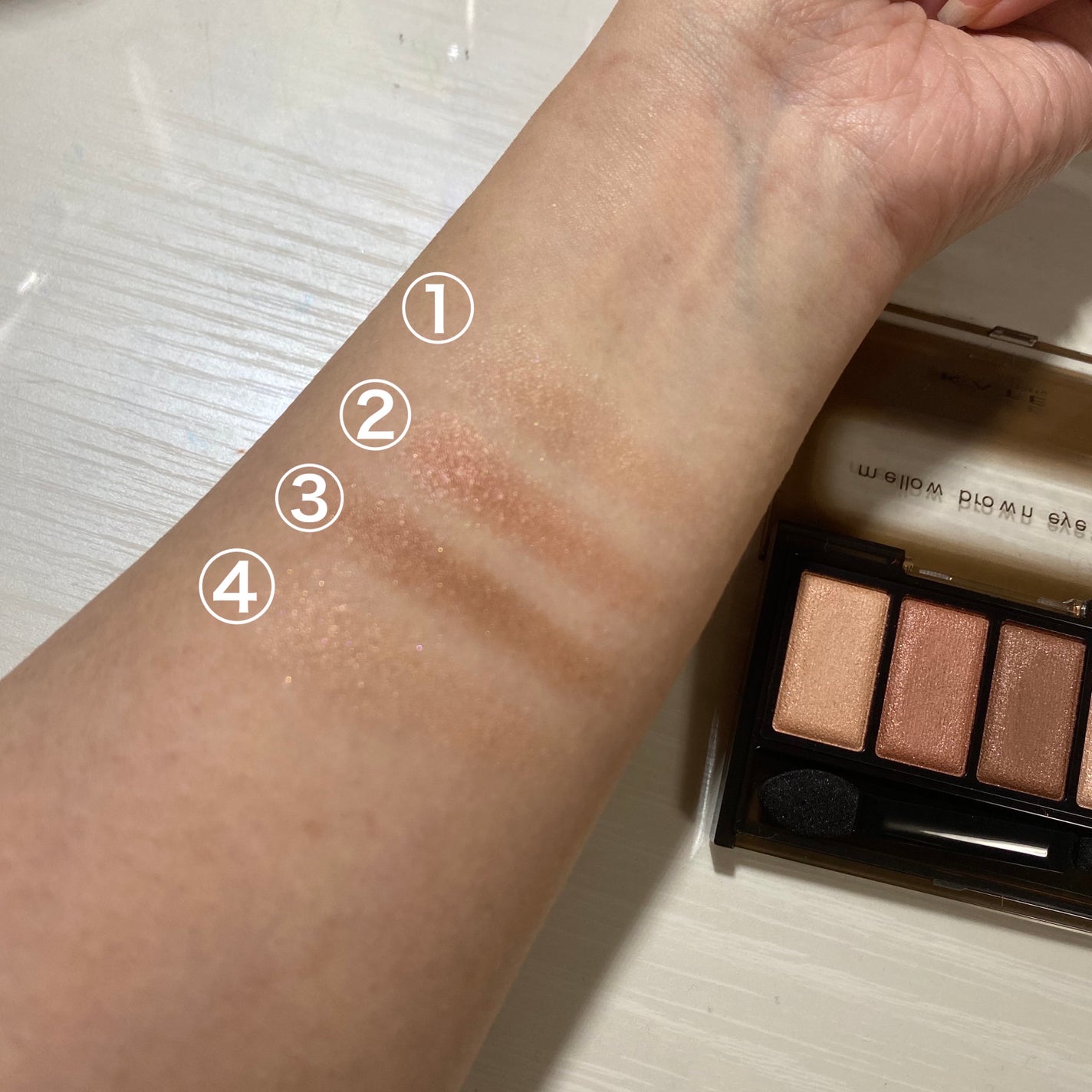 ケイト メロウブラウンアイズ/KATE/アイシャドウパレットを使ったクチコミ(3枚目)