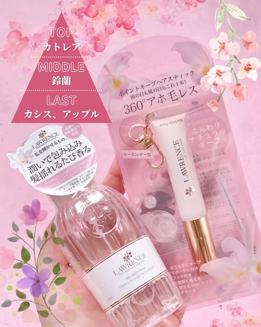 ロウレンス シャイニングスルーミニヘアスティック マベルフルール(ナチュラルキープ)/ロウレンス /その他スタイリングを使ったクチコミ(3枚目)