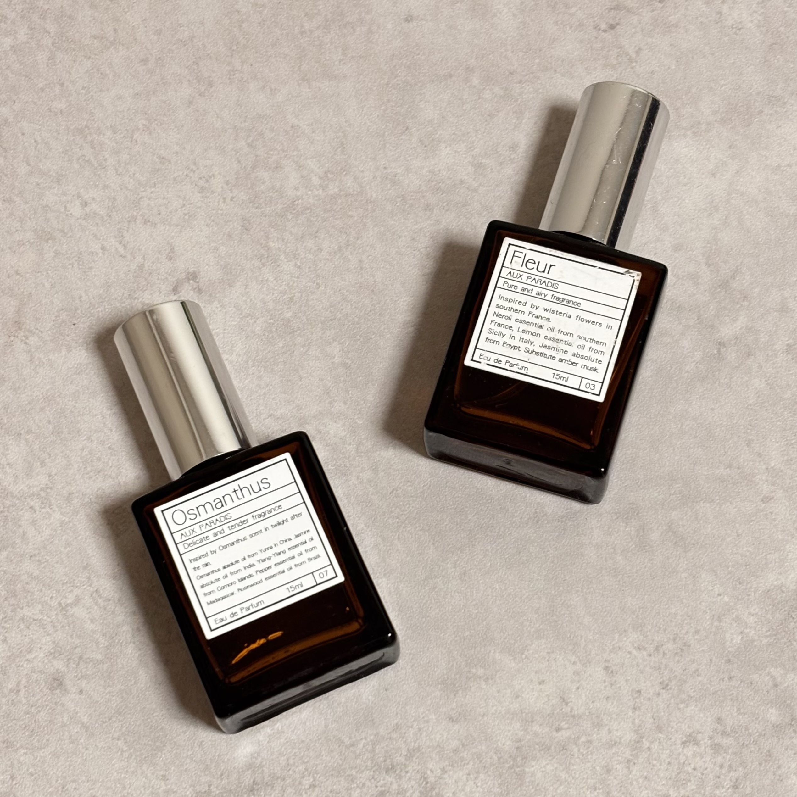 オードパルファム　#07 Osmanthus 〔オスマンサス〕 15ml/AUX PARADIS/香水(レディース)を使ったクチコミ（1枚目）