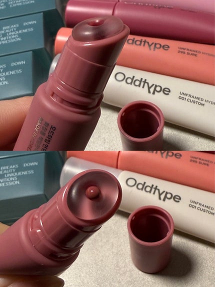 アンフレームドハイドロブロウティント/Oddtype/リップティントを使ったクチコミ(6枚目)