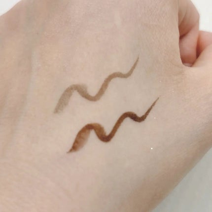 ニュアンスリキッドアイライナー 03 ナチュラルブラウン/minum/リキッドアイライナーを使ったクチコミ(2枚目)