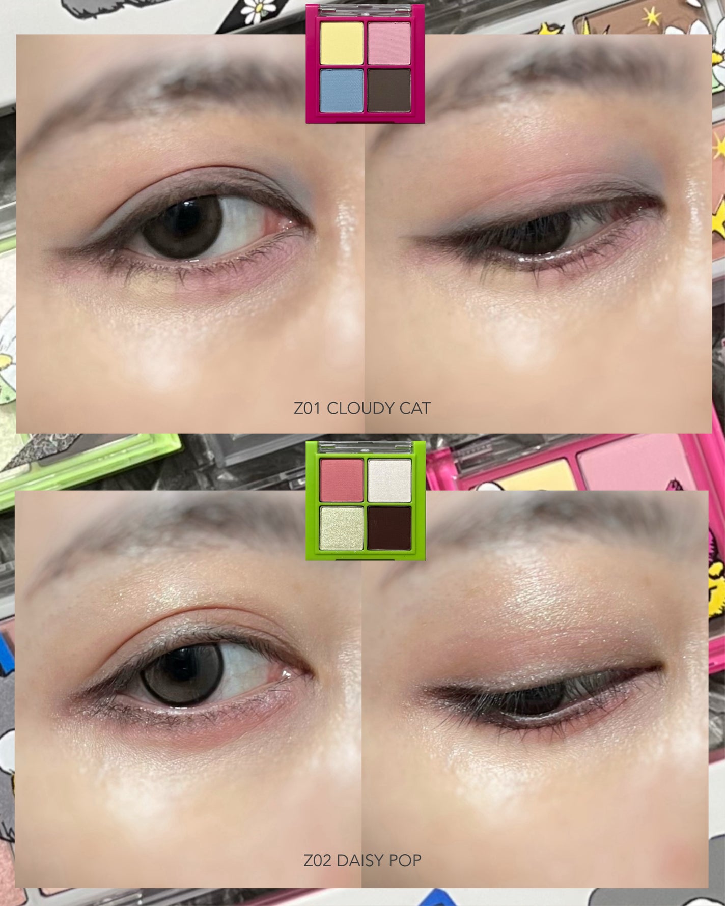 ベターザンパレット/rom&nd/アイシャドウパレットを使ったクチコミ(8枚目)