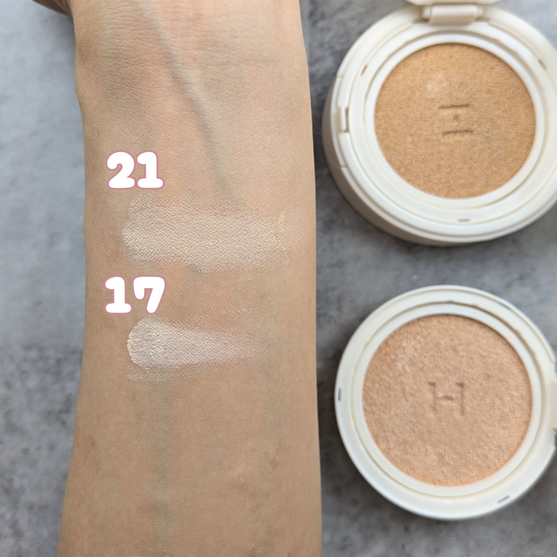 セカンドスキングロウクッション/hince/クッションファンデーションを使ったクチコミ（3枚目）