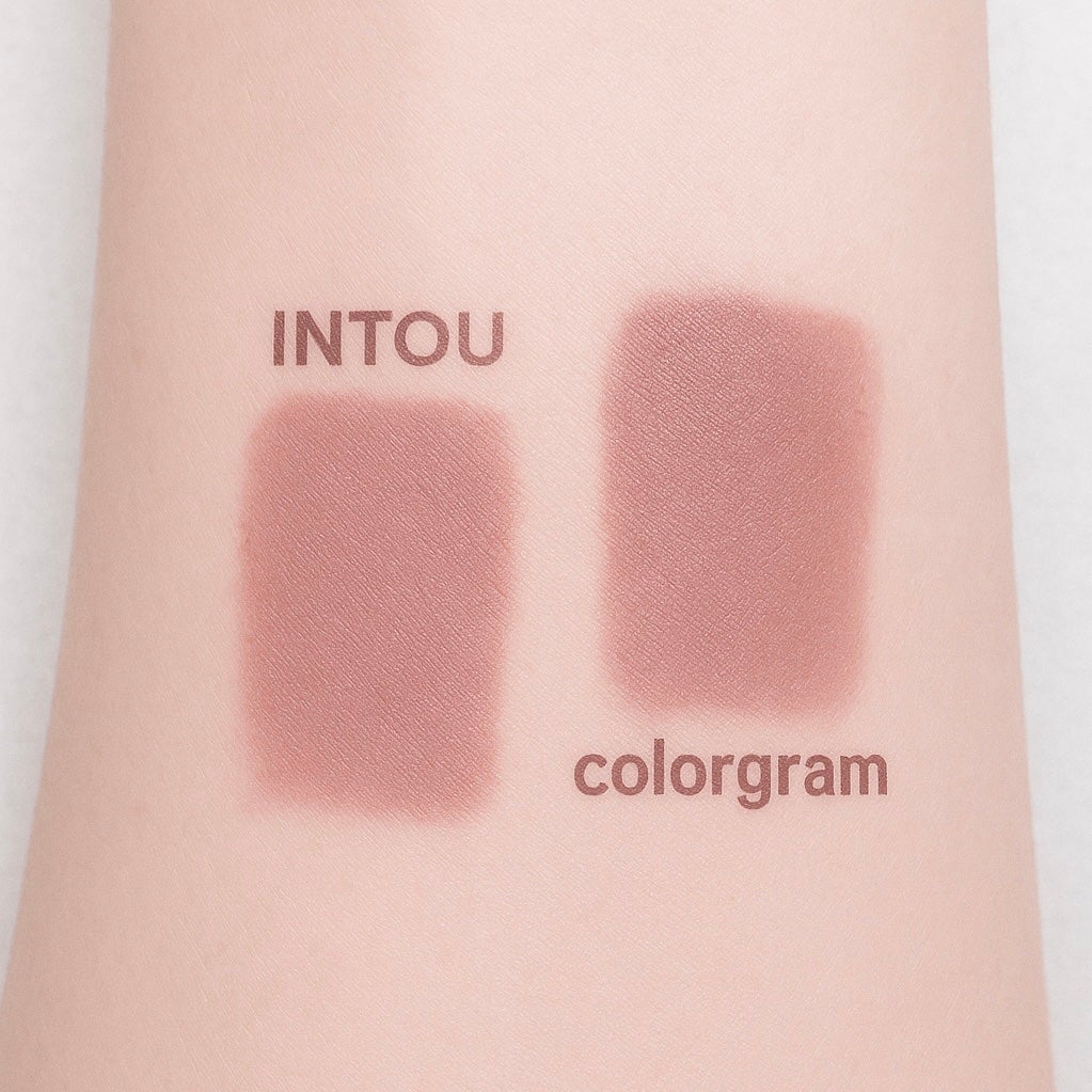 スーパーマットリップ&チークマッド/INTO U/口紅を使ったクチコミ(2枚目)