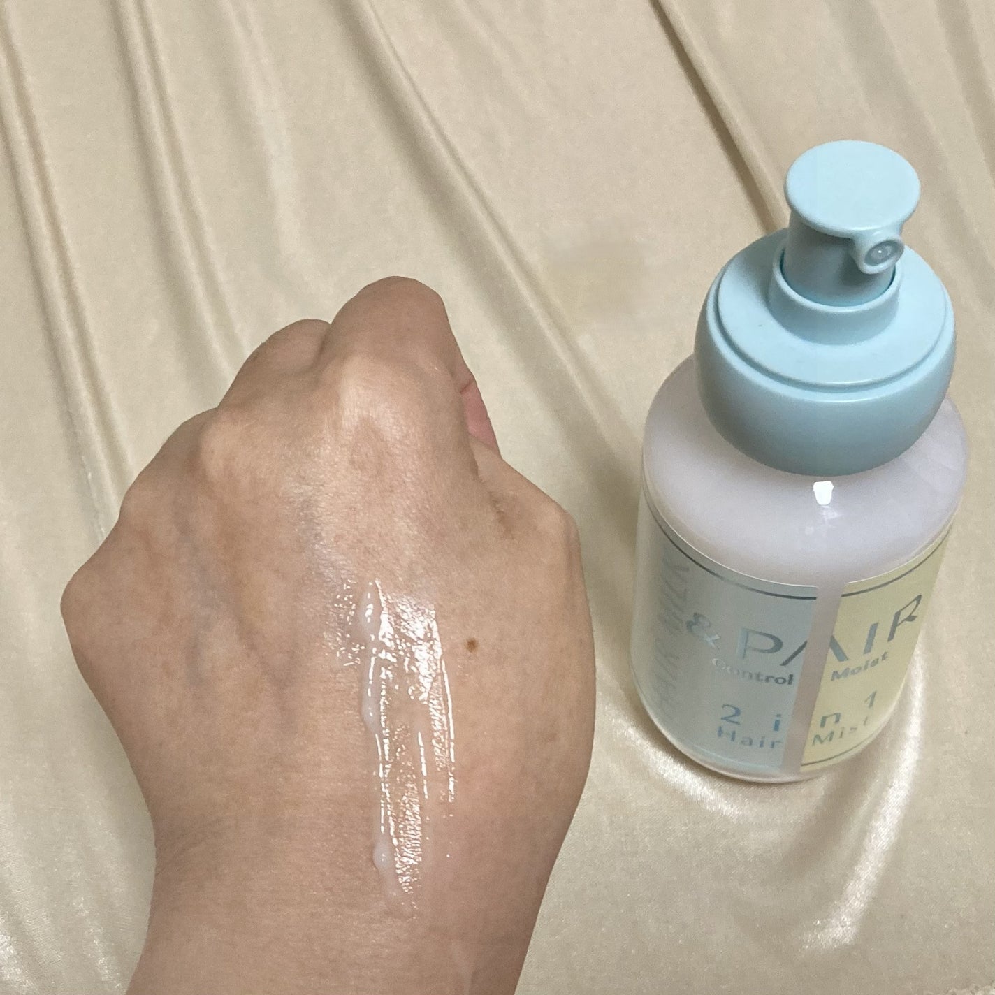 アンドペア コントロール モイスト 2in1 ヘアミルクミスト/&PAIR/ヘアミストを使ったクチコミ(4枚目)