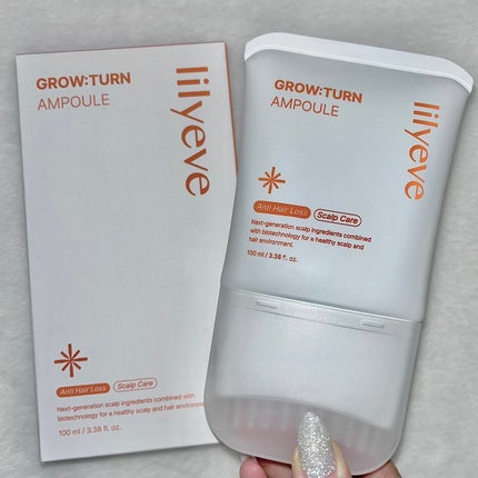 グローターンヘアアンプル/リリーイブ/頭皮ローションを使ったクチコミ(1枚目)