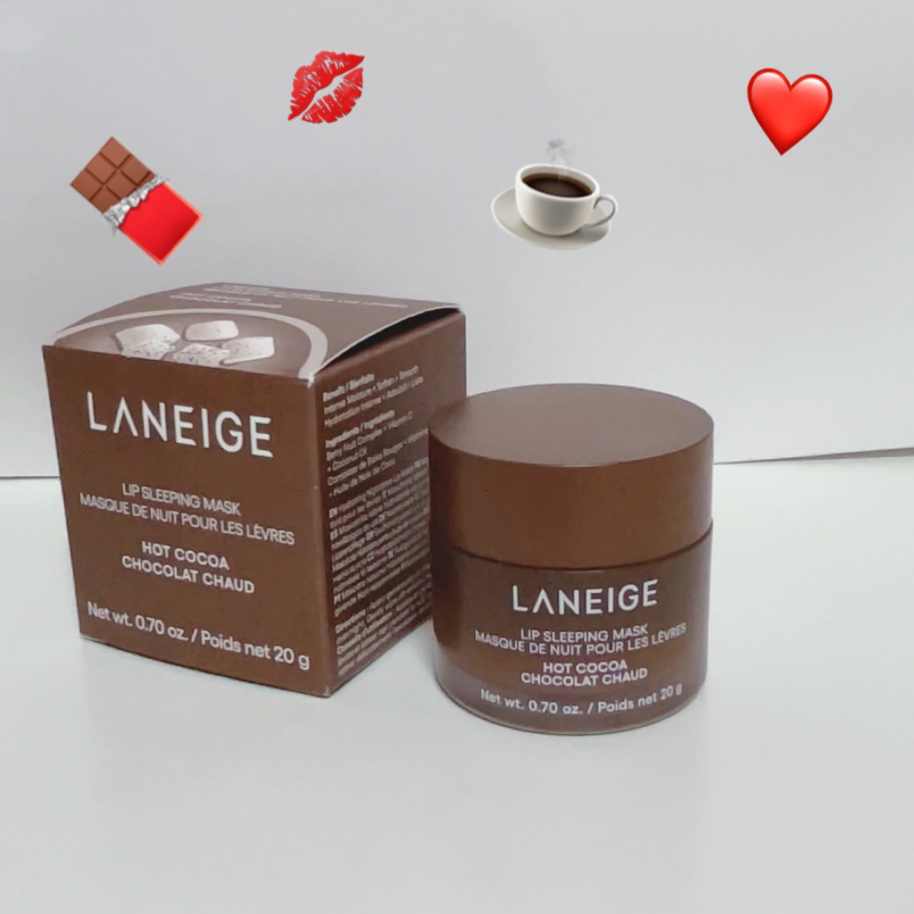 リップスリーピングマスク ホットココア/LANEIGE/リップバームを使ったクチコミ（1枚目）