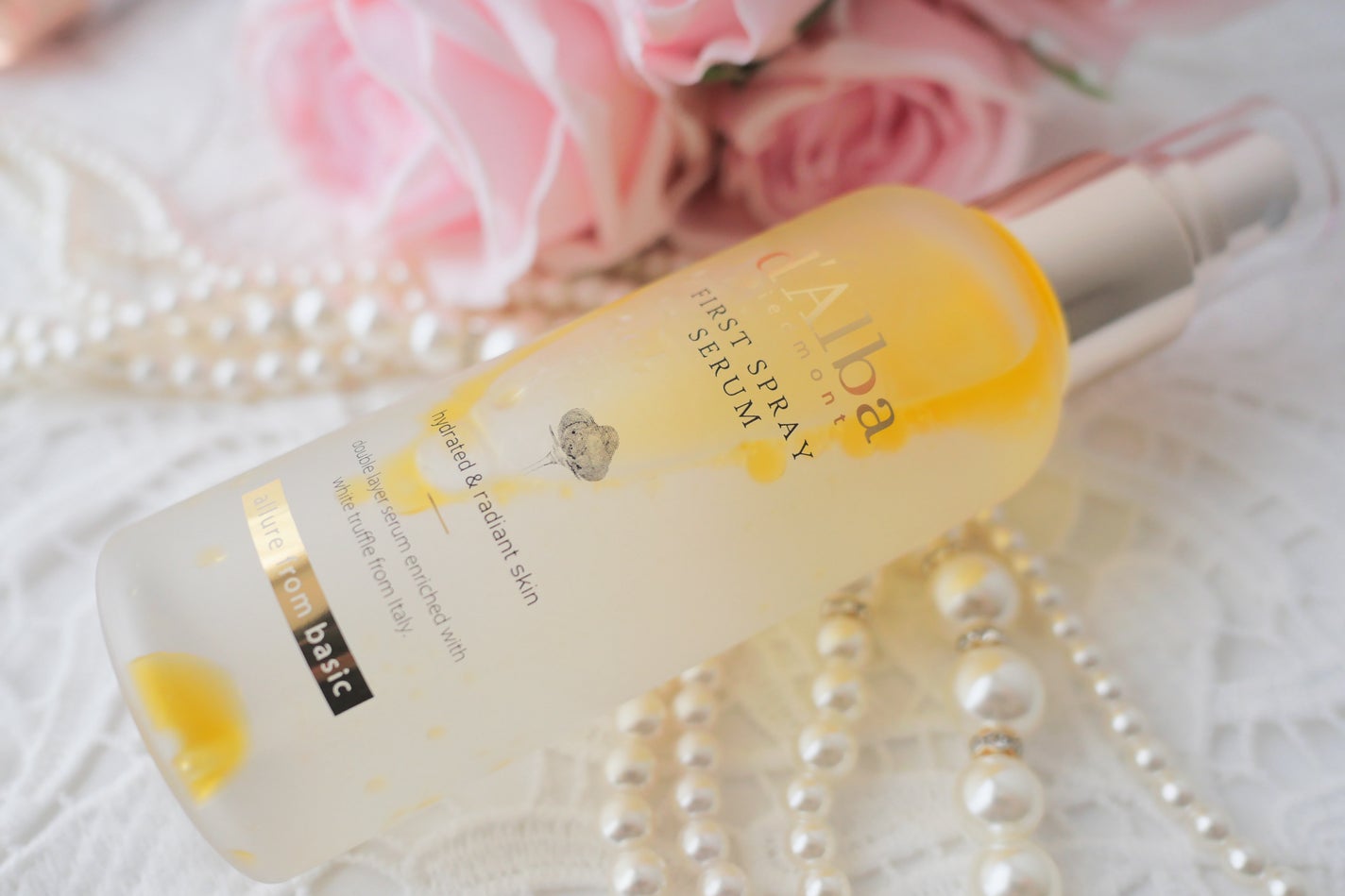 ダルバ ホワイトトリュフファーストスプレーセラム/ダルバ/ミスト状化粧水を使ったクチコミ(4枚目)