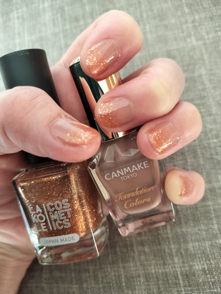 ファンデーションカラーズ/キャンメイク/マニキュアを使ったクチコミ(1枚目)