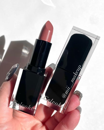 セルヴォーク ルージュ オー ミューテッドグロウ/Celvoke/口紅を使ったクチコミ(6枚目)