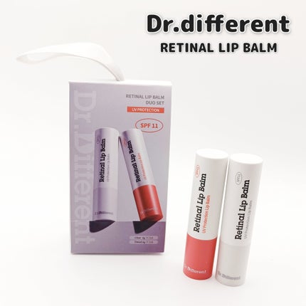#PR #drdifferent #ドクターズコスメ #レチ
ナール #レチノール #リップ #リップバー
ム #韓国コスメ
ベタつかずしっとりしたバームが乾燥した唇にピタッと密着。
ふんわりハリをプ