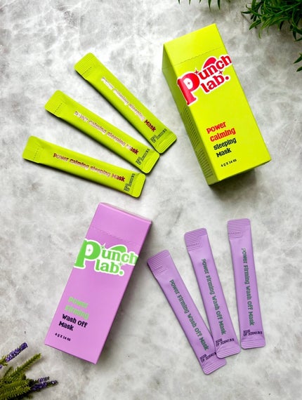 \Punch Lab🩷パンチラボ/
@punchlab_jp
ウォッシュオフマスクと
スリーピングマスクを使ってみたよ😉
洗顔したあとに塗ったら10分待って
洗い流すウォッシュオフマスクと
夜の