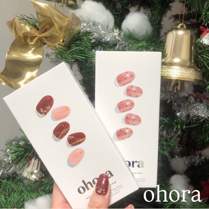 セミキュアジェルネイル(ハンド)/ohora/ネイルシールを使ったクチコミ(1枚目)