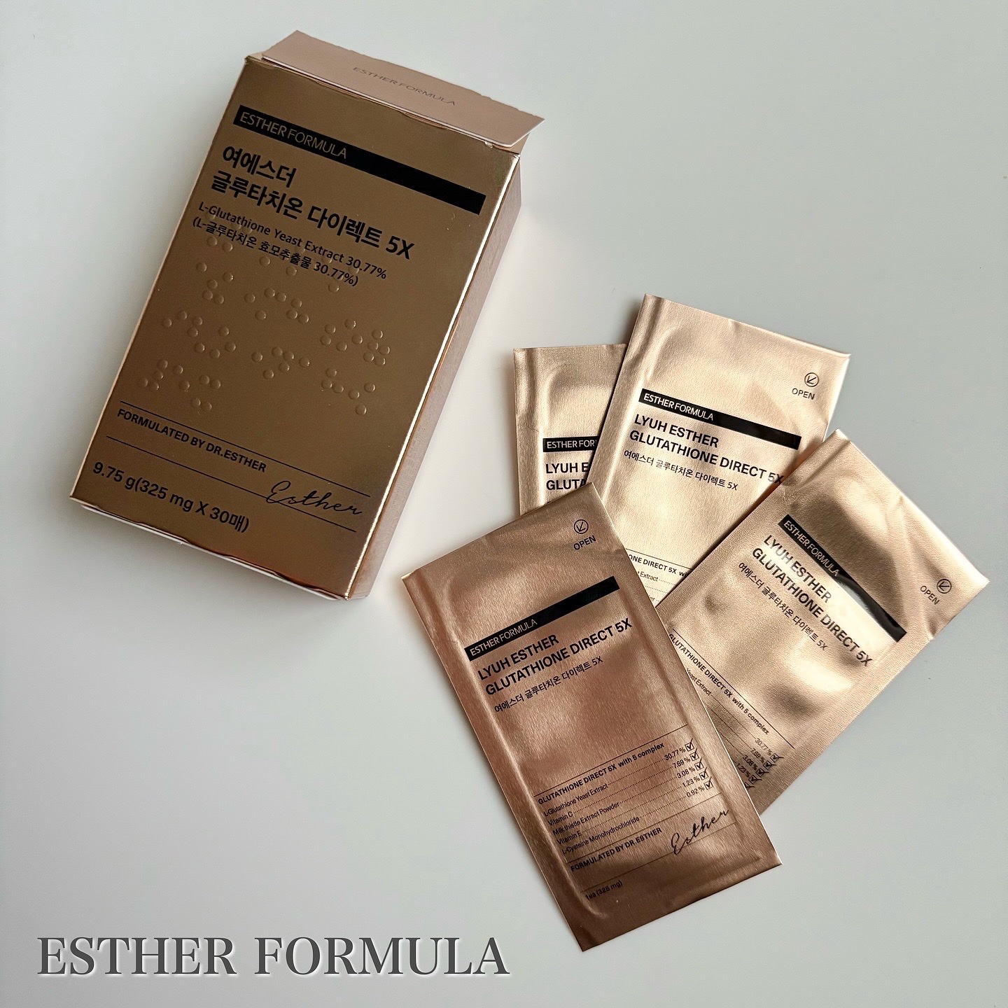 ヨエスターグルタチオンダイレクト５X/ESTHER FORMULA/美容サプリメントを使ったクチコミ（1枚目）