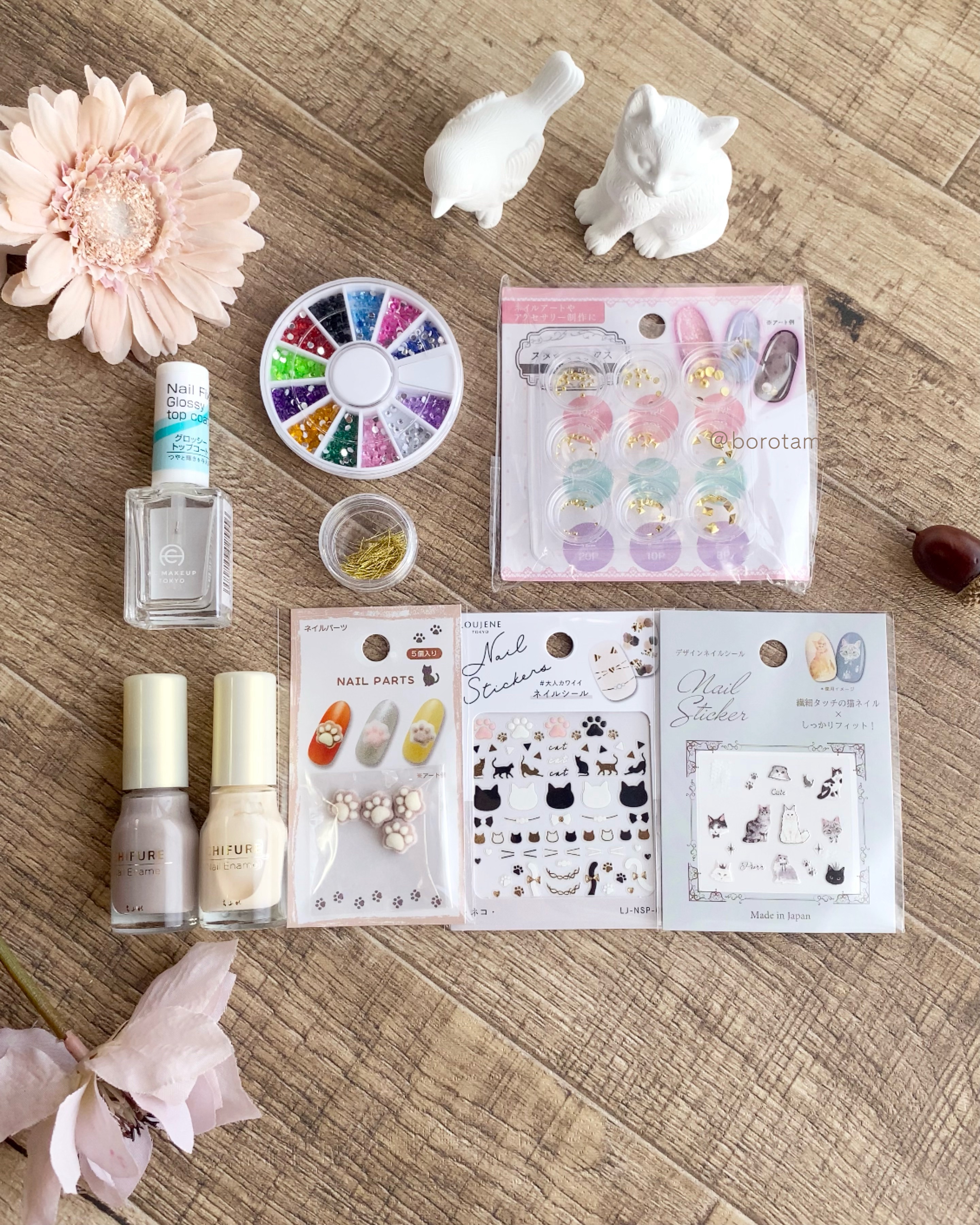 ネイルシール/セリア/ネイルシールを使ったクチコミ（3枚目）