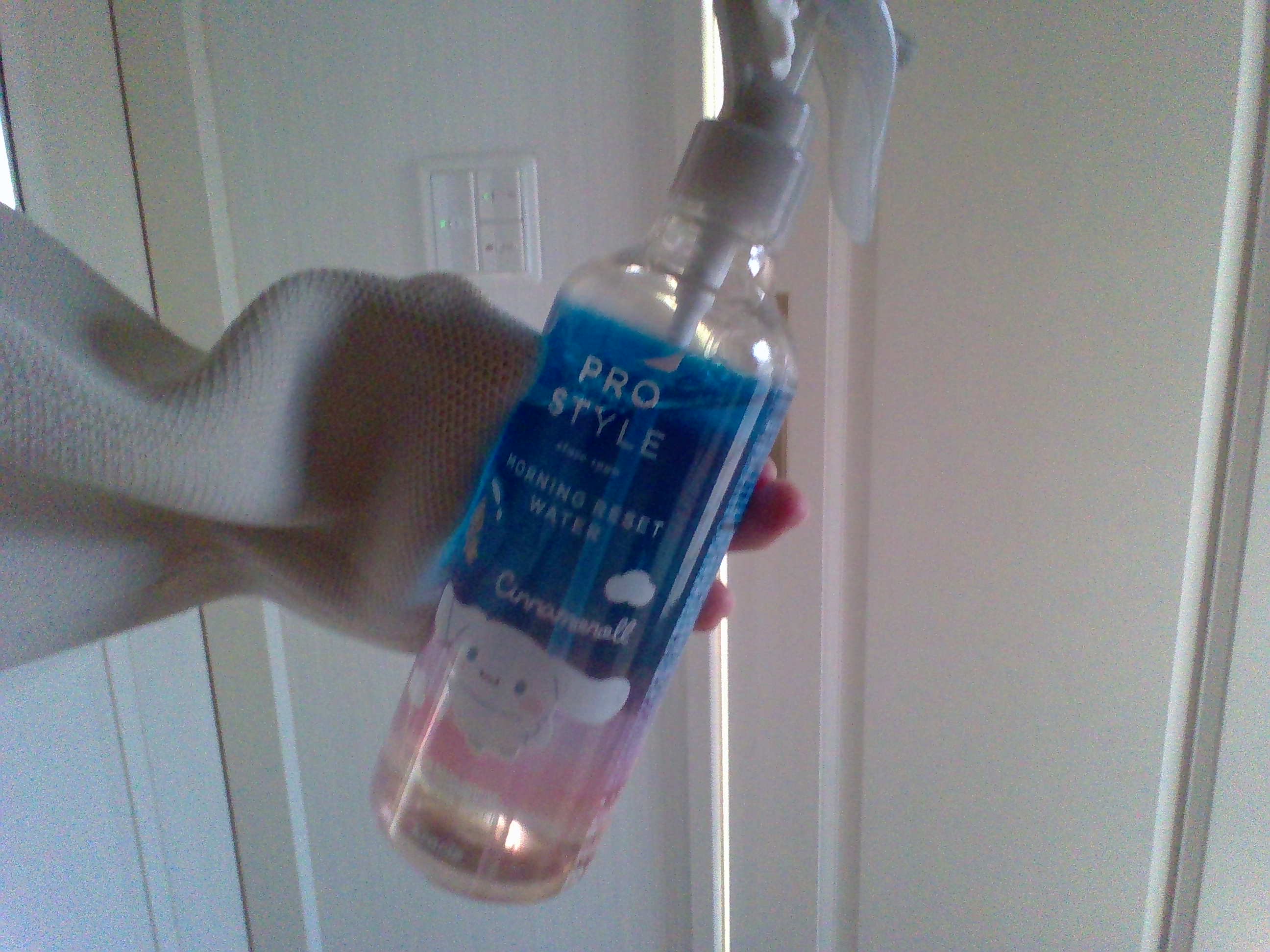 モーニングリセットウォーター シトラスハーブの香り シナモロールデザイン（280ｍL）/プロスタイル/プレスタイリング・寝ぐせ直しを使ったクチコミ（1枚目）