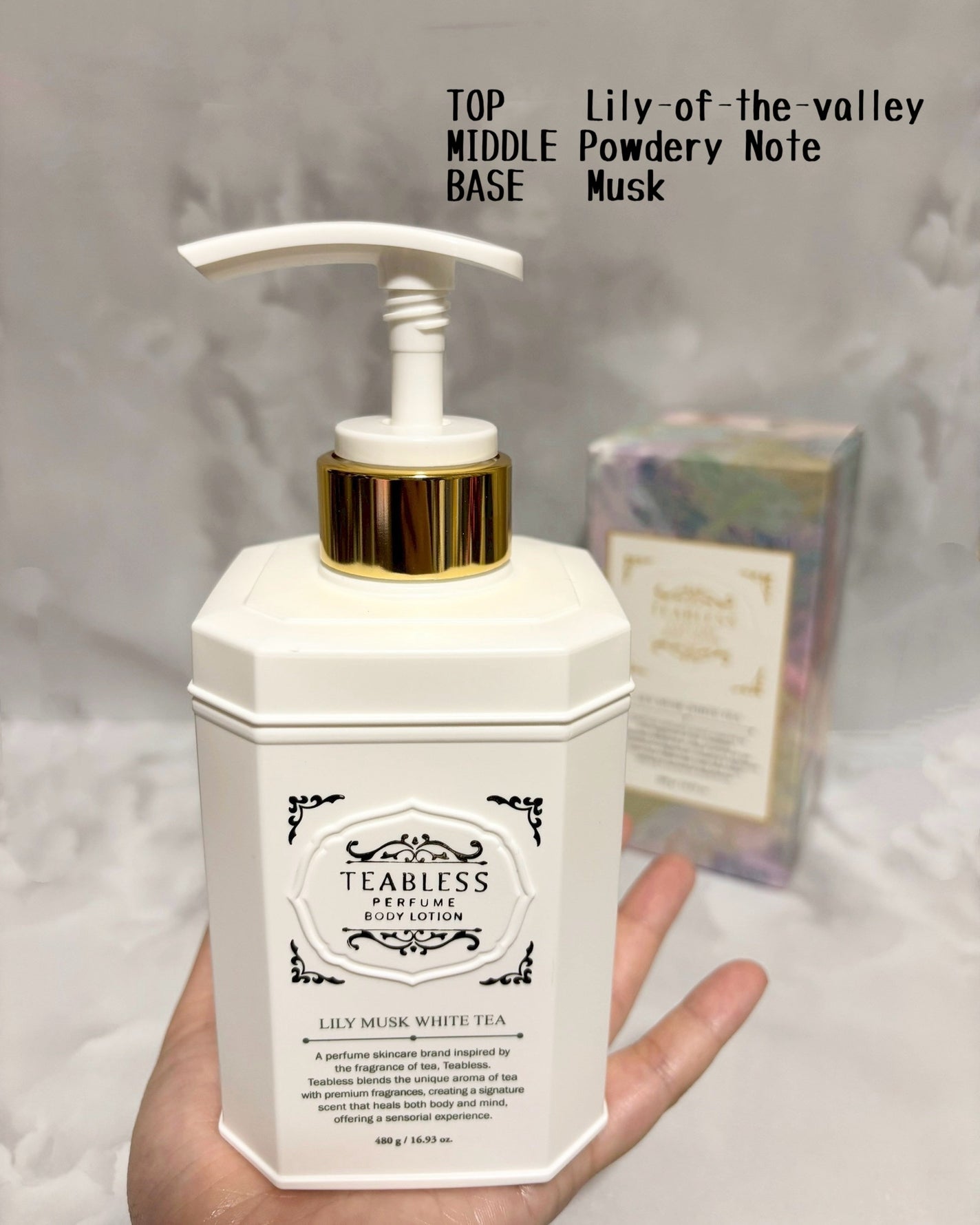 パフュームボディローション リリィムスクホワイトティー/TEABLESS/ボディローションを使ったクチコミ(3枚目)