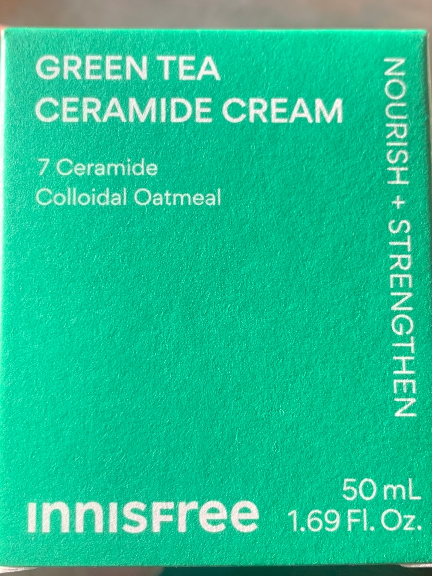 グリーンティー セラミド バリア クリーム/innisfree/フェイスクリームを使ったクチコミ(1枚目)