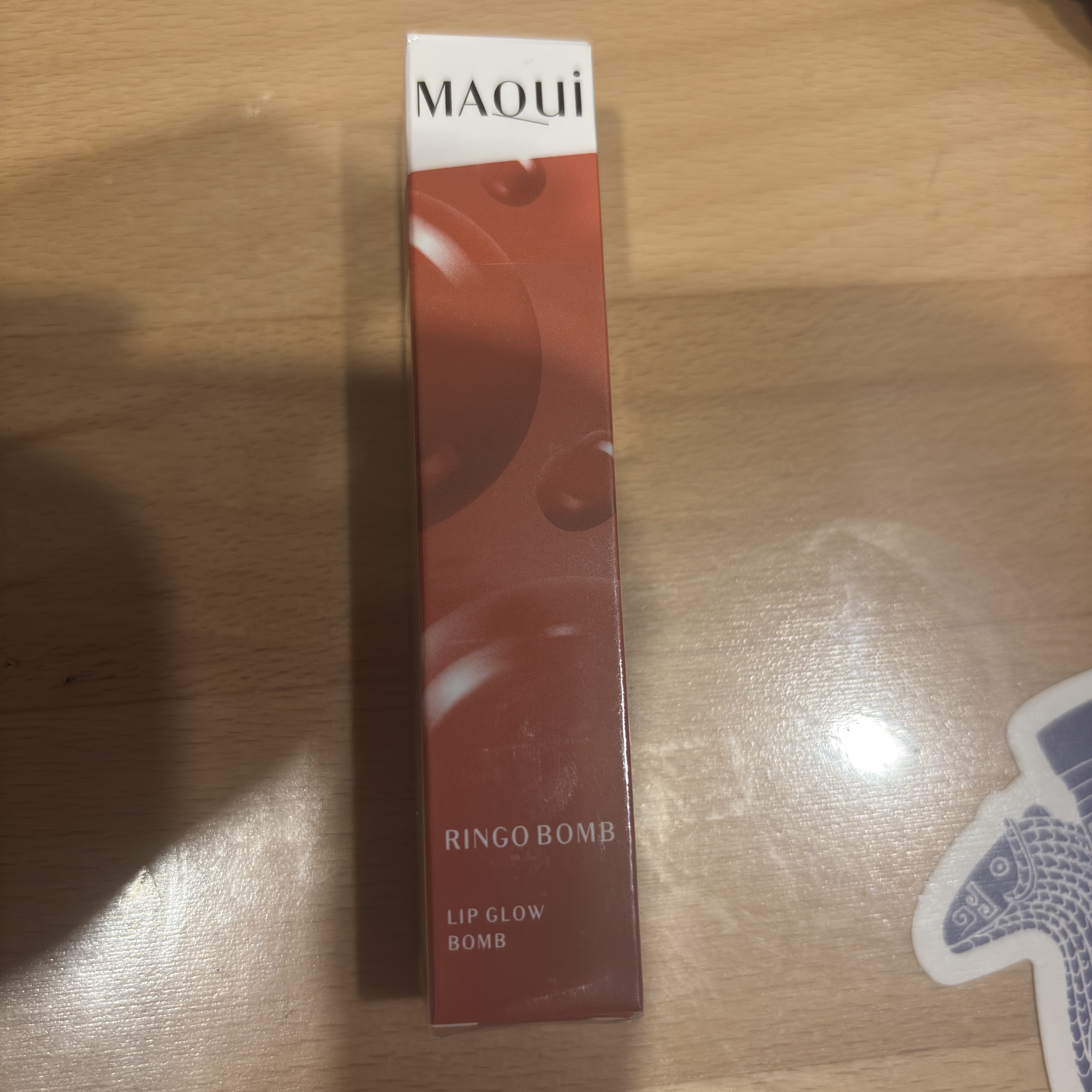 リップグロウボム RD315 りんごボム/マキアージュ/リップティントを使ったクチコミ（1枚目）