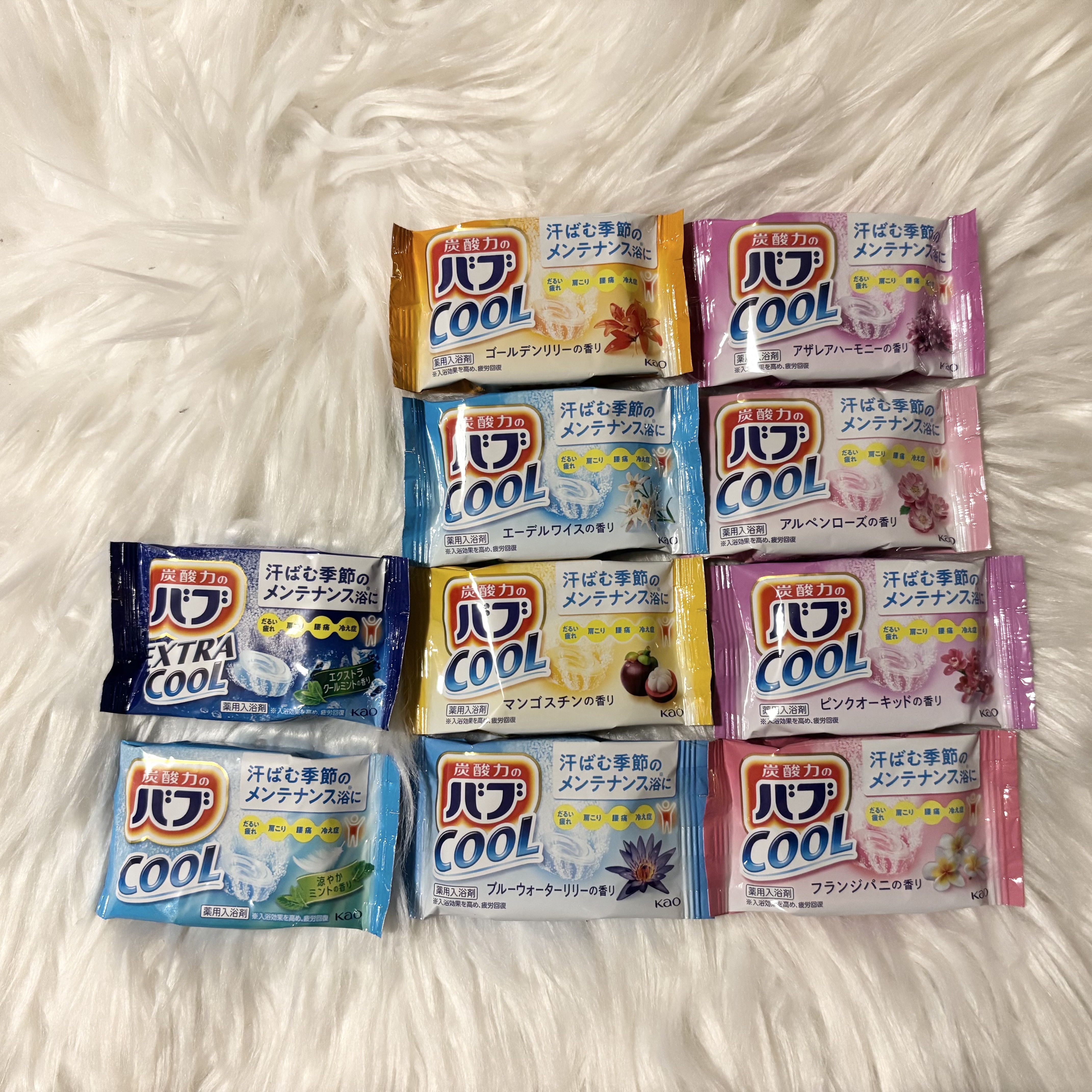 🩵バブ

Point
☑︎エクストラクールミント
☑︎涼やかミント
☑︎ブルーウォーターリリー
☑︎マンゴスチン
☑︎エーデルワイス
☑︎ゴールデンリリー
☑︎フランジパニ
☑︎ピンクオーキッド　
☑︎アルペンローズ
☑︎アザレアハーモニ