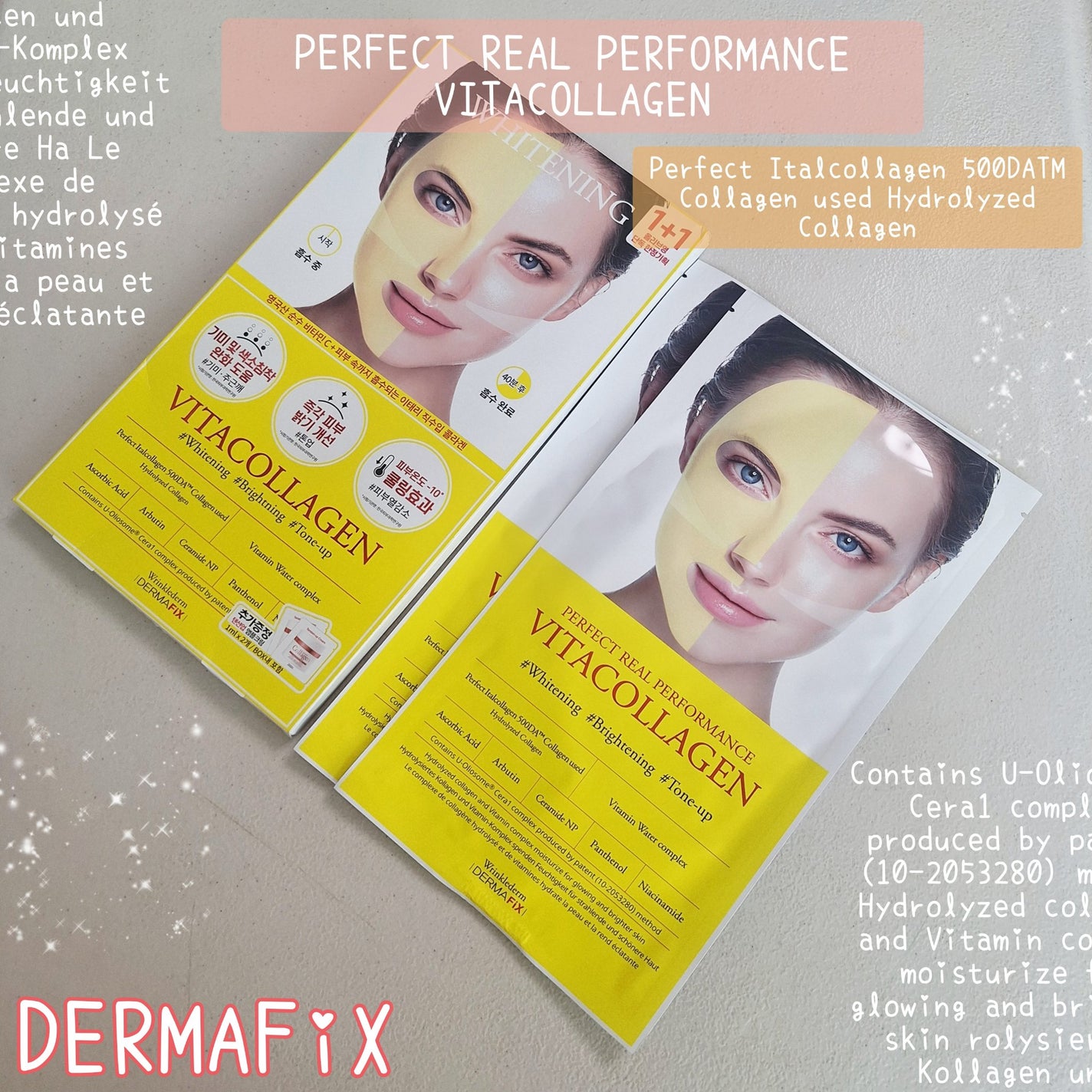 パーフェクト リアル パフォーマンス ビタコラーゲ ンマスクパック /ダーマフィックス/シートマスク・パックを使ったクチコミ(1枚目)