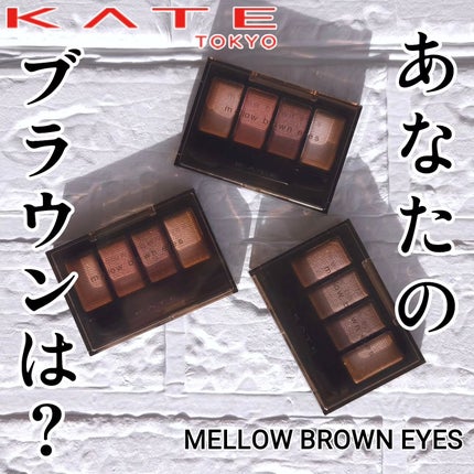 ケイト メロウブラウンアイズ/KATE/アイシャドウパレットを使ったクチコミ(1枚目)