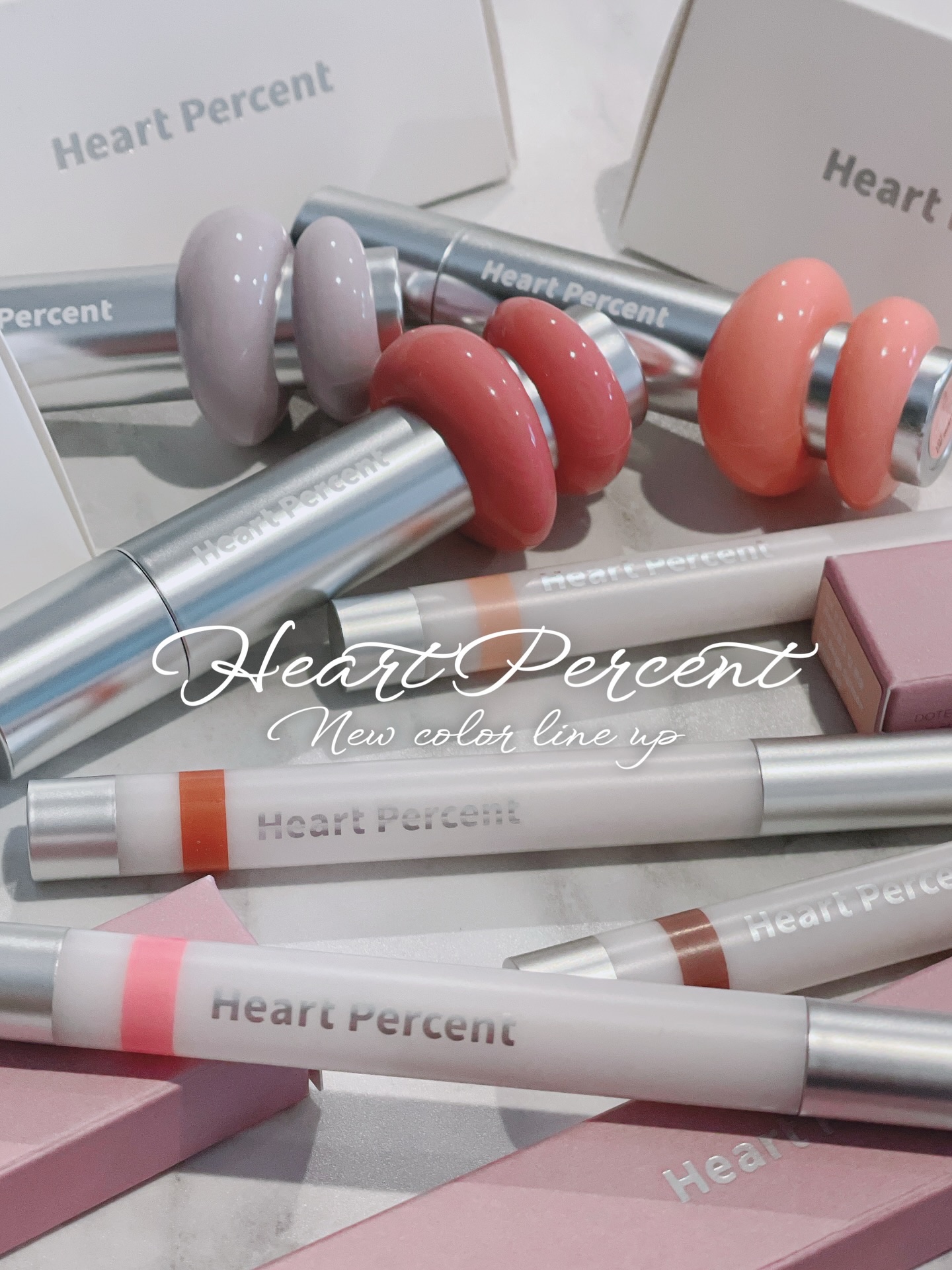 ドットオンムードワンウェイグロイティント/Heart Percent/リップティントを使ったクチコミ（1枚目）