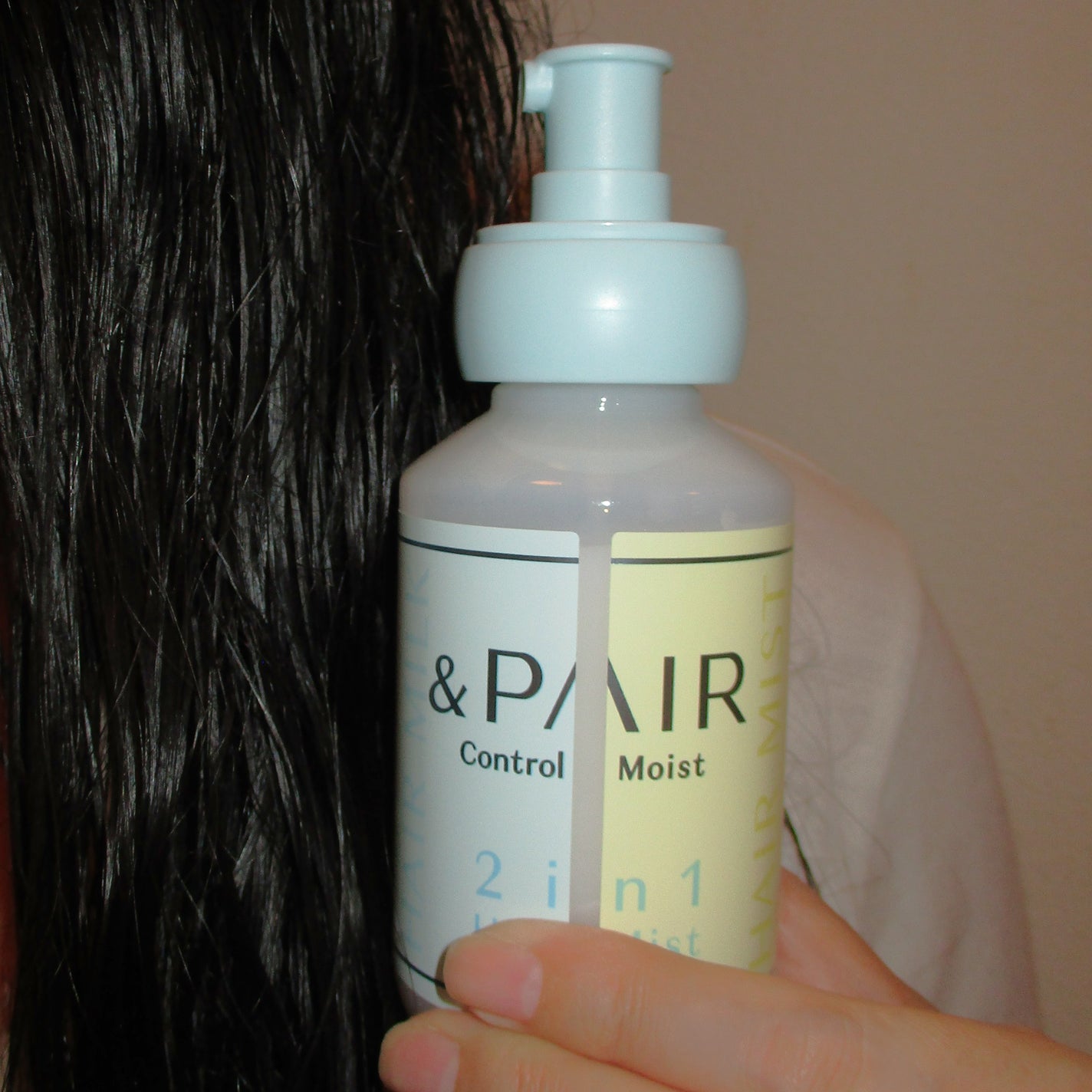 アンドペア コントロール モイスト 2in1 ヘアミルクミスト/&PAIR/ヘアミストを使ったクチコミ(6枚目)