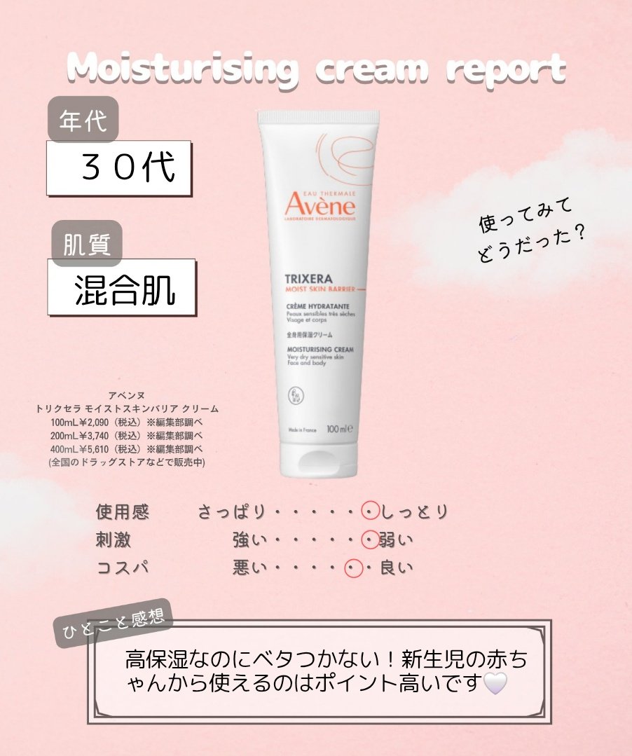 トリクセラ　モイストスキンバリア　ミルク/アベンヌ/ボディミルクを使ったクチコミ（2枚目）