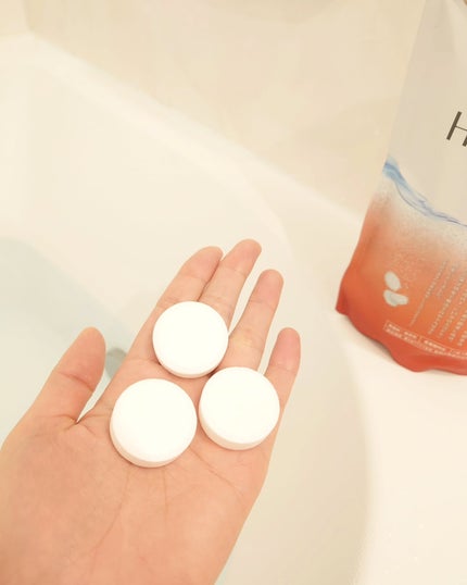 薬用 HOT TAB WELLNESS /HOT TAB/炭酸系入浴剤を使ったクチコミ(2枚目)