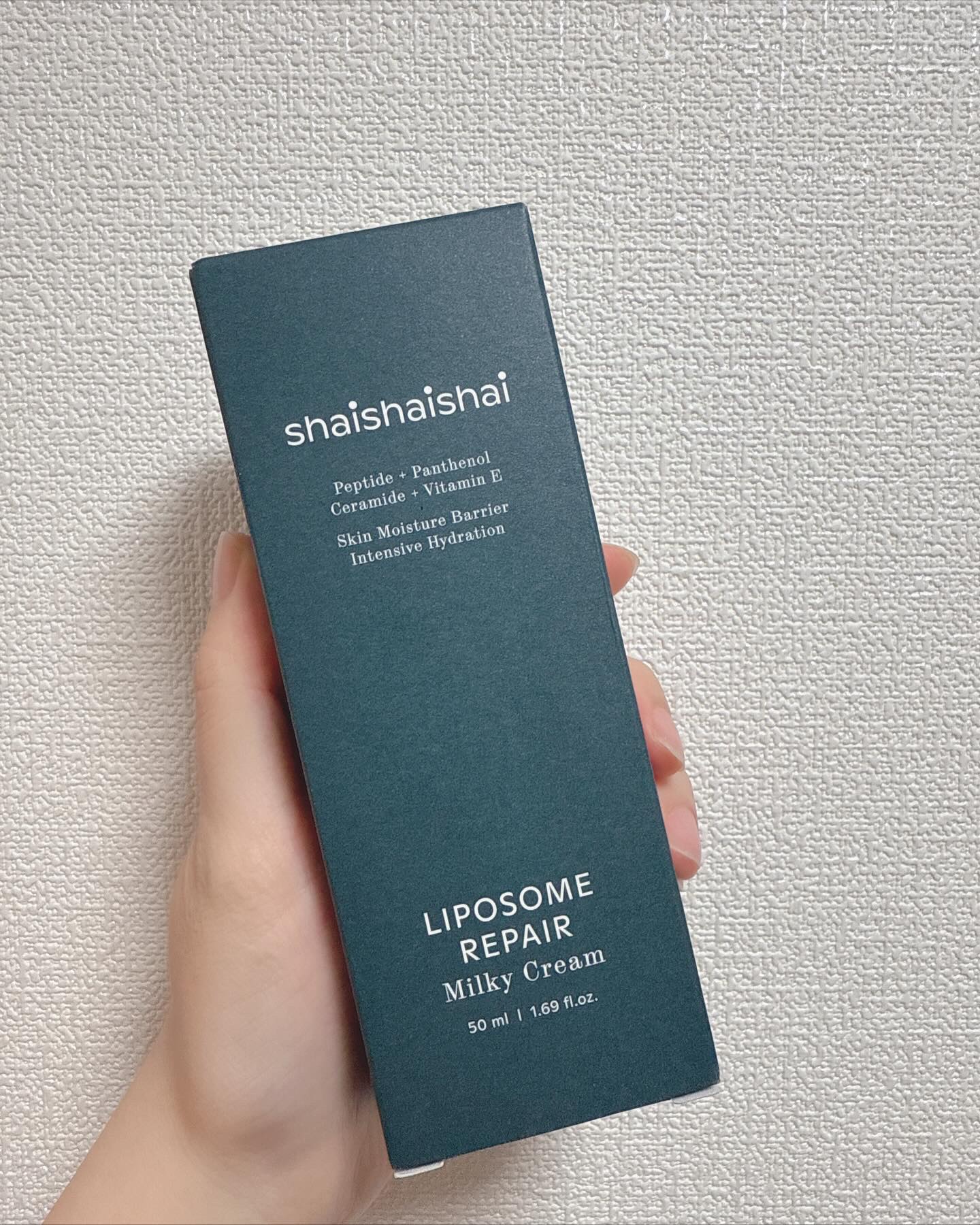 リポソームリペア ミルキークリーム/shaishaishai/フェイスクリームを使ったクチコミ（3枚目）