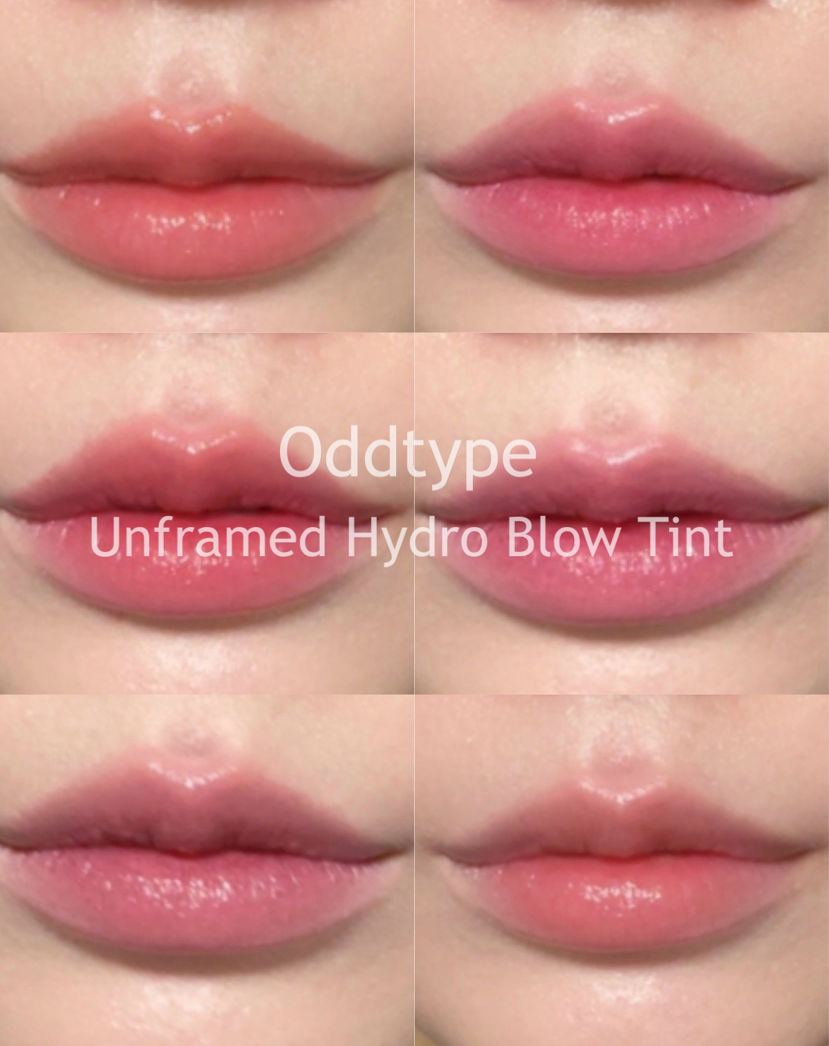 アンフレームドハイドロブロウティント/Oddtype/リップティントを使ったクチコミ（1枚目）