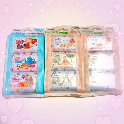 ミニウエットシート/セリア/ティッシュを使ったクチコミ(1枚目)