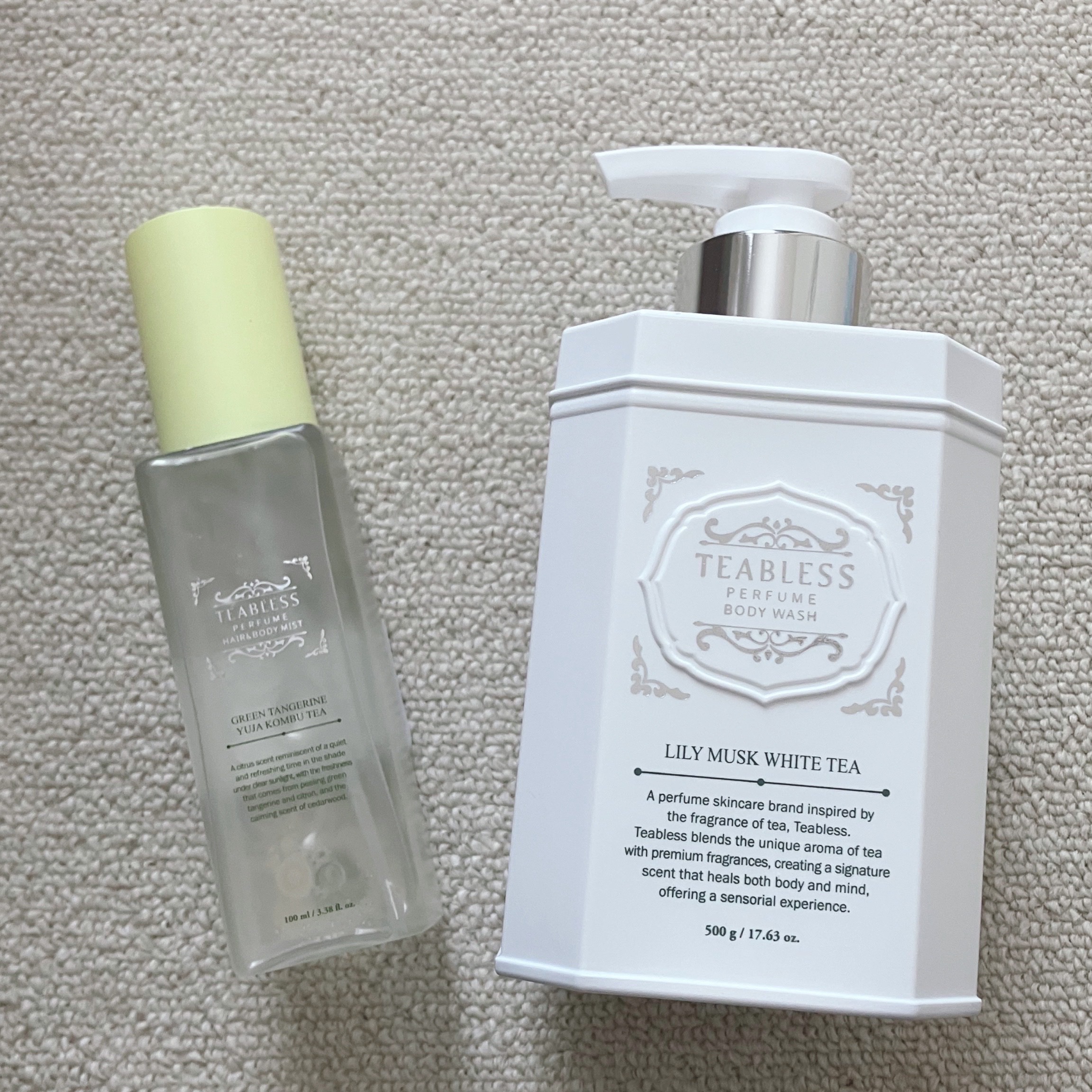 パフュームボディソープ リリィムスクホワイトティー/TEABLESS/ボディソープを使ったクチコミ（2枚目）