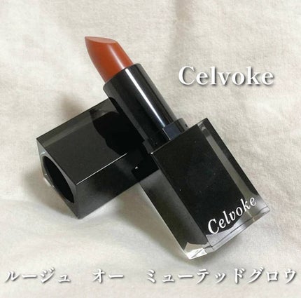 セルヴォーク ルージュ オー ミューテッドグロウ/Celvoke/口紅を使ったクチコミ(1枚目)