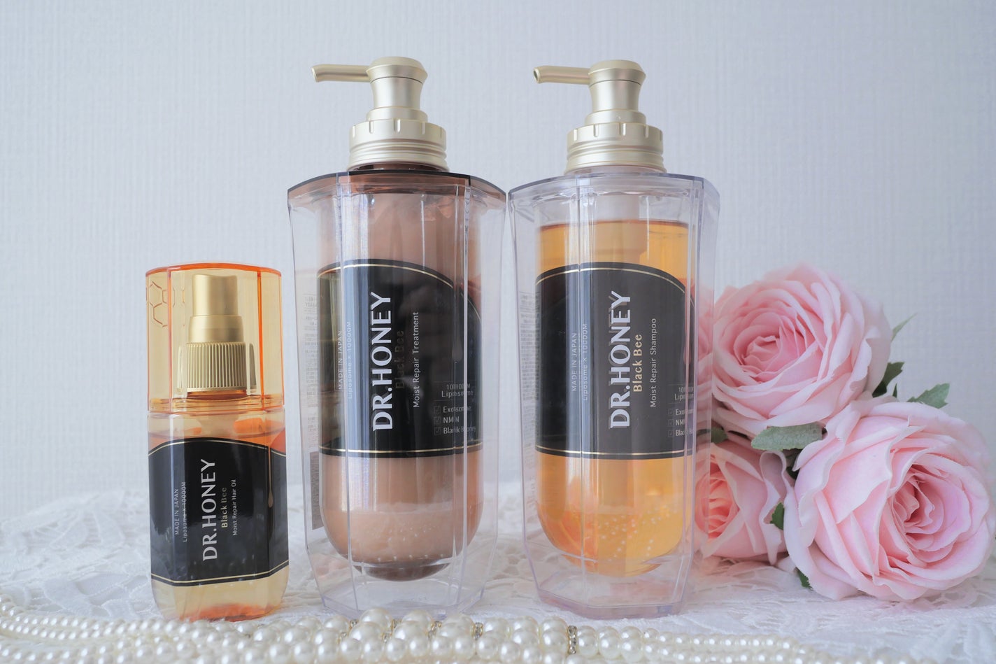 DRハニー ブラックビー モイスト リペア シャンプー/ヘアトリートメント/DR.HONEY/市販シャンプーを使ったクチコミ(2枚目)