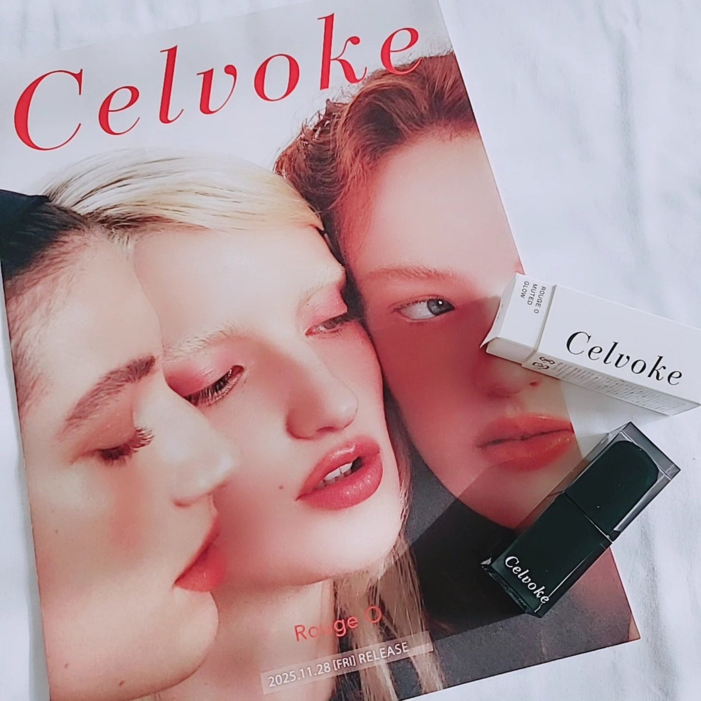 セルヴォーク ルージュ オー ミューテッドグロウ/Celvoke/口紅を使ったクチコミ(1枚目)