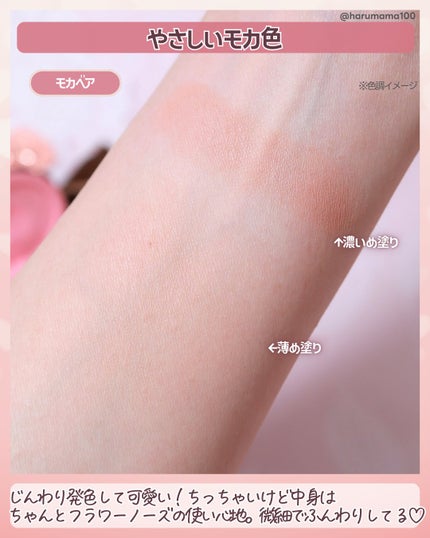 スウィーティーベアコレクション ミニチークカラー/FlowerKnows/パウダーチークを使ったクチコミ(3枚目)