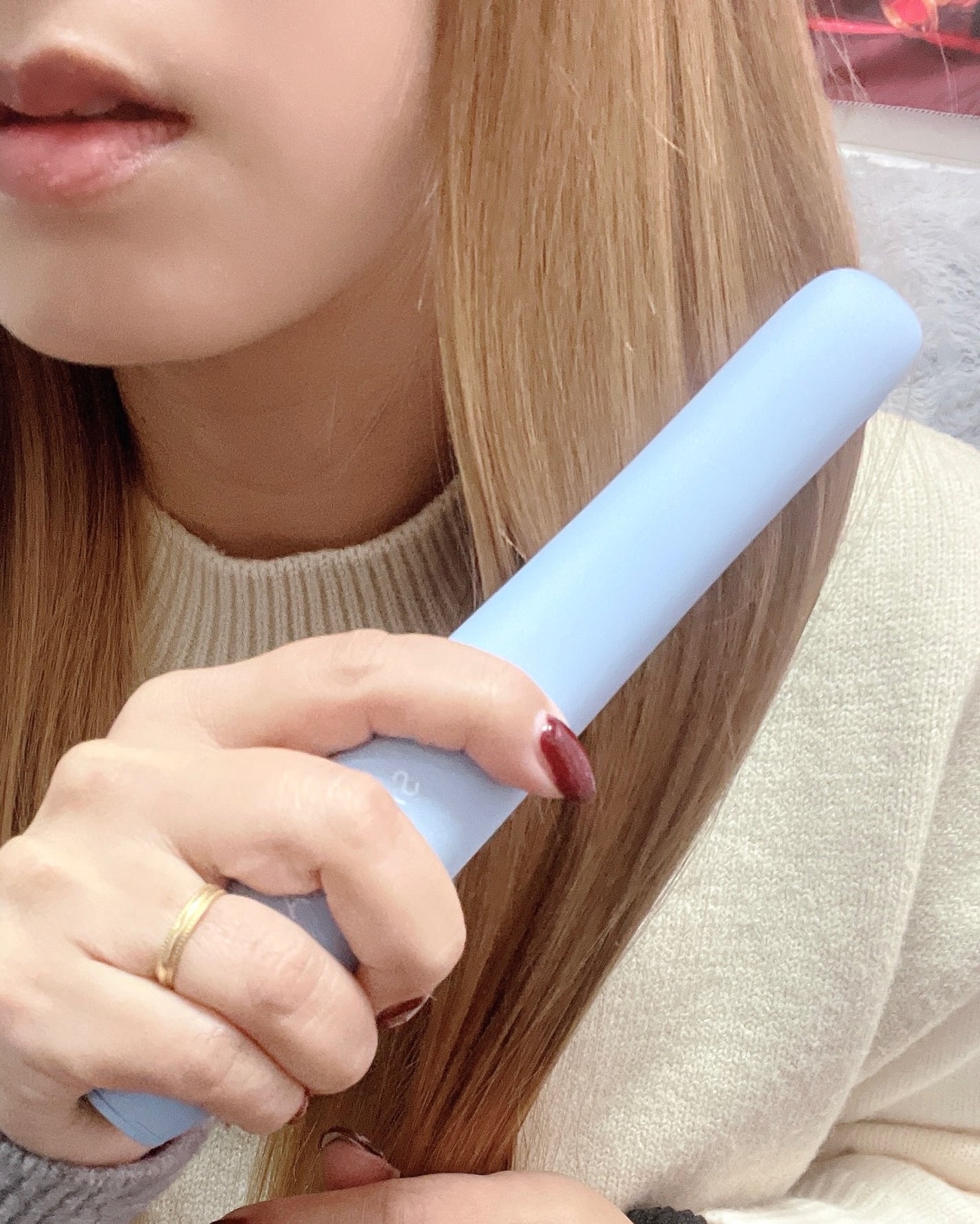 サロニア コードレス ストレートヘアアイロン/SALONIA/ストレートアイロンを使ったクチコミ(5枚目)