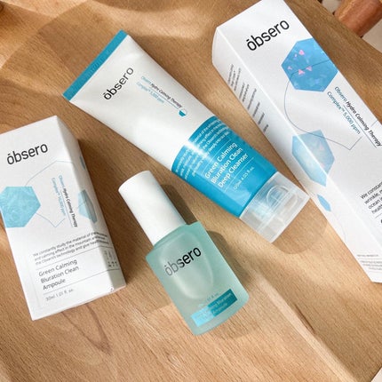 グリーンカーミングブルーレーションクリーンアンプル/obsero/美容液を使ったクチコミ(1枚目)