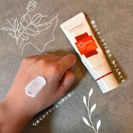 LASER REJUVENATION CREAM/Cell Fusion C(セルフュージョンシー)/フェイスクリームを使ったクチコミ(2枚目)