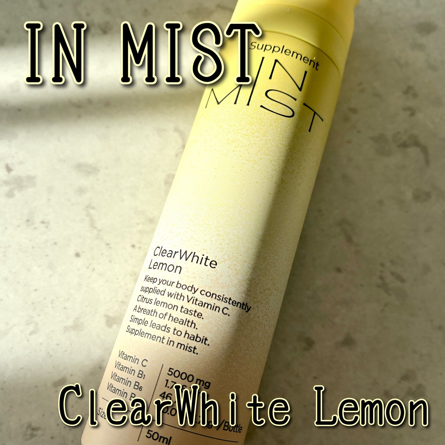 ClearWhite Lemon/IN MIST/健康サプリメントを使ったクチコミ(1枚目)