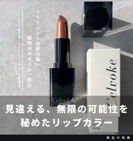 セルヴォーク ルージュ オー ミューテッドグロウ/Celvoke/口紅を使ったクチコミ(1枚目)
