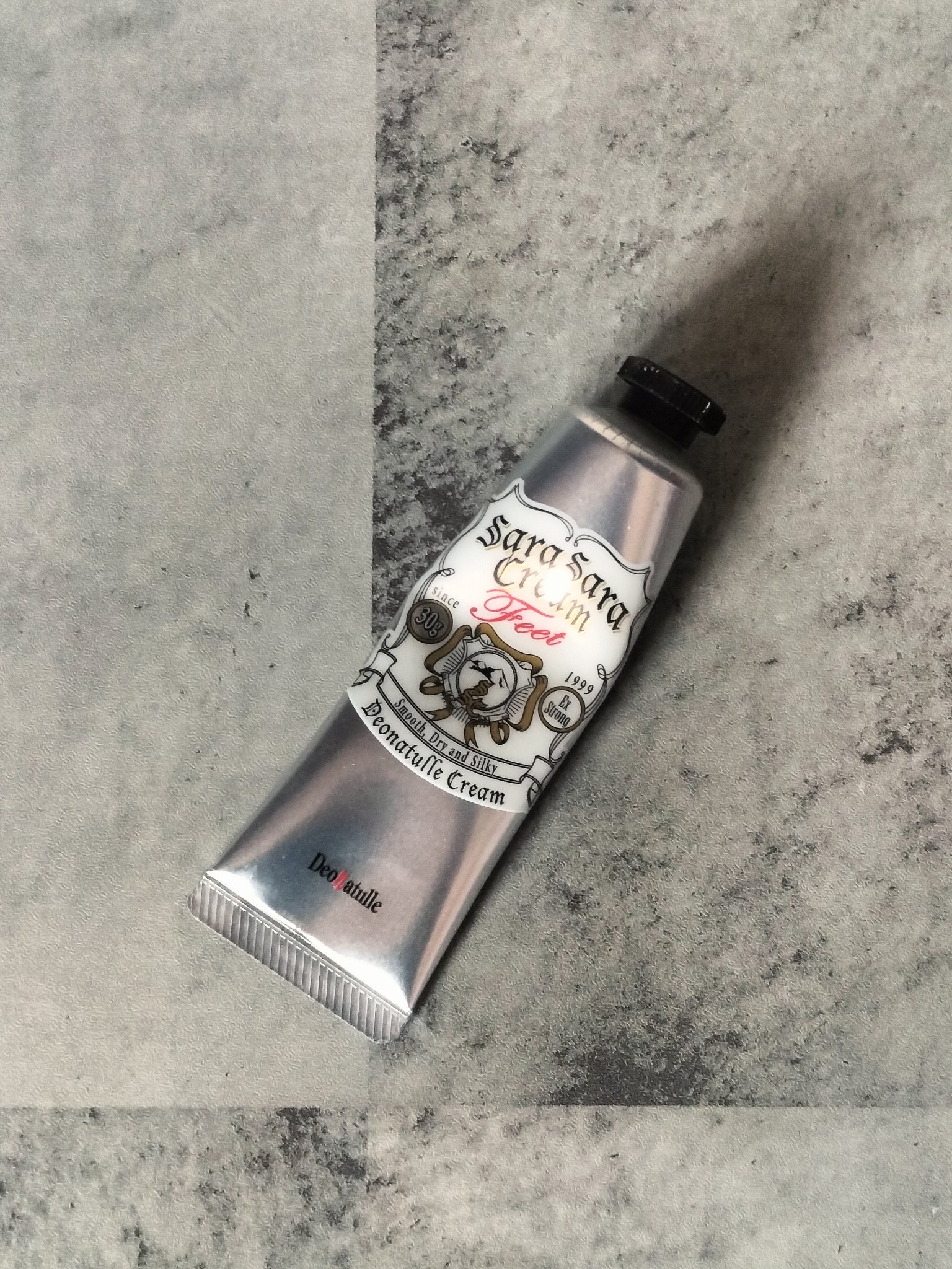 薬用足指さらさらクリーム/デオナチュレ/デオドラント・制汗剤を使ったクチコミ（1枚目）